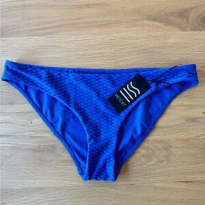Vetchy Laguna bikini bottoms. NEW WITH TAGS, NEVER WORN. Blue.